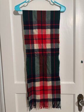 J.Crew Plaid Cashmere Scarf